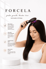 Red & Blue Light Therapy Massager Brush