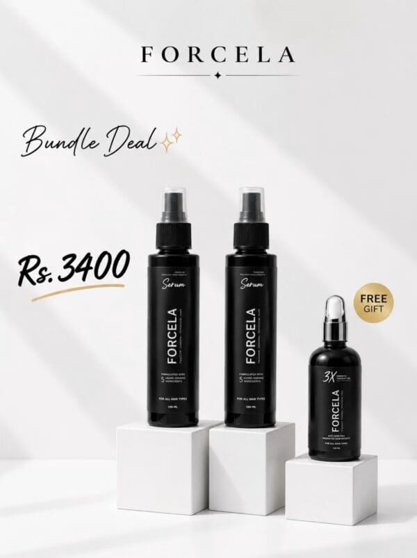 2 Hair Serums + FREE Hair Oil