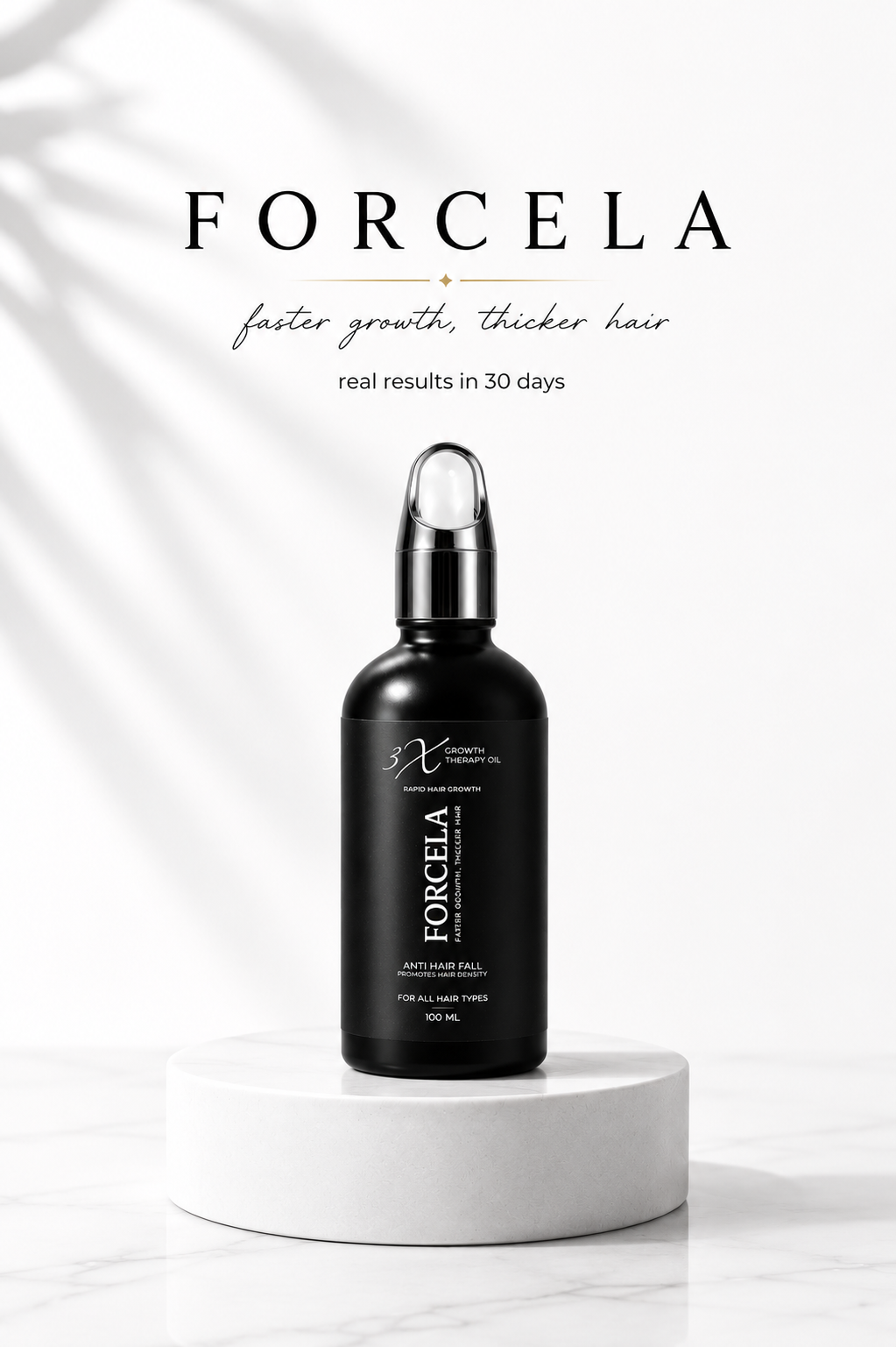 Forcela’s 3X Growth Therapy Oil